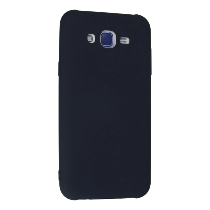 Newface Samsung Galaxy J7 Kılıf Nano içi Kadife Silikon - Lacivert