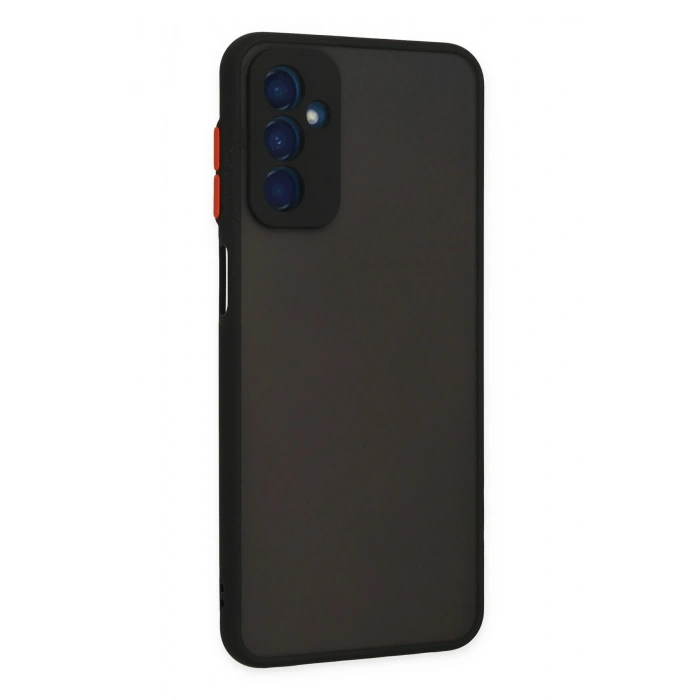 Newface Samsung Galaxy M13 Kılıf Montreal Silikon Kapak - Siyah