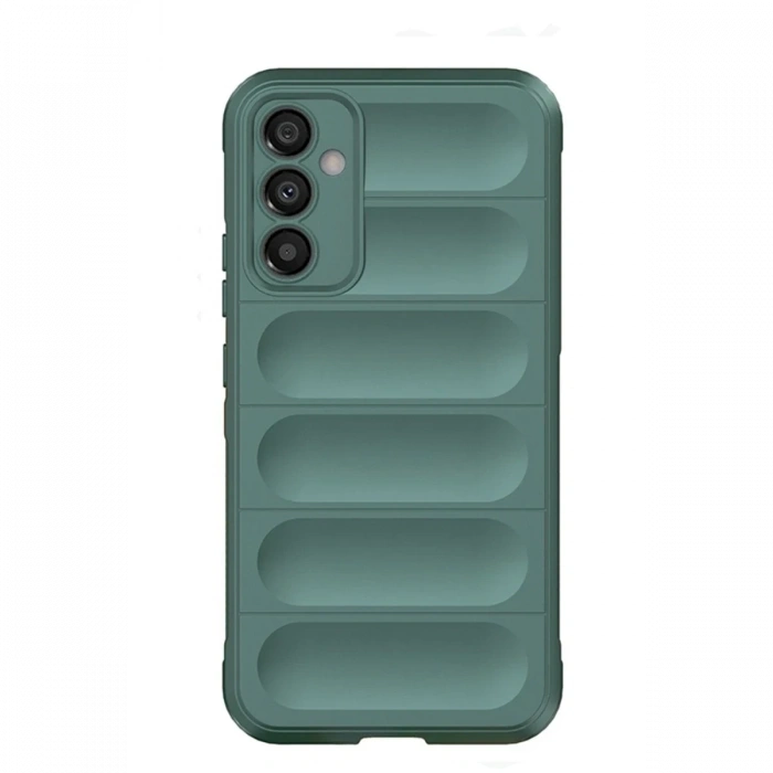 Newface Samsung Galaxy M14 5G Kılıf Optimum Silikon - Koyu Yeşil