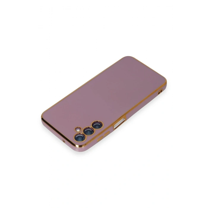 Newface Samsung Galaxy M14 5G Kılıf Volet Silikon - Mor