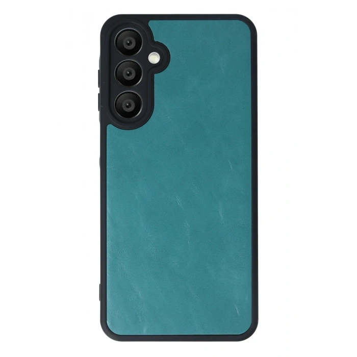 Newface Samsung Galaxy M15 Kılıf Aras Deri Kapak - Açık Yeşil