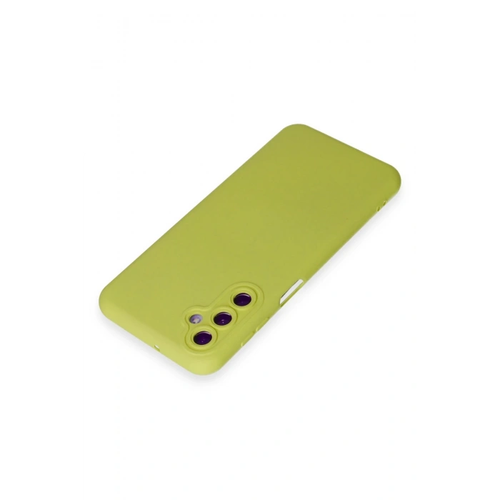 Newface Samsung Galaxy M34 5G Kılıf Nano içi Kadife Silikon - Sarı