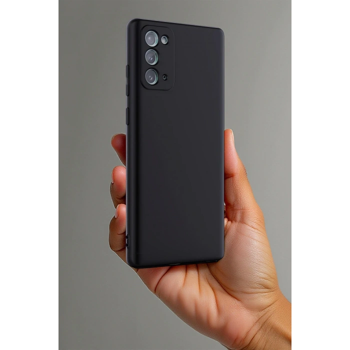 Newface Samsung Galaxy Note 20 Kılıf First Silikon - Mürdüm