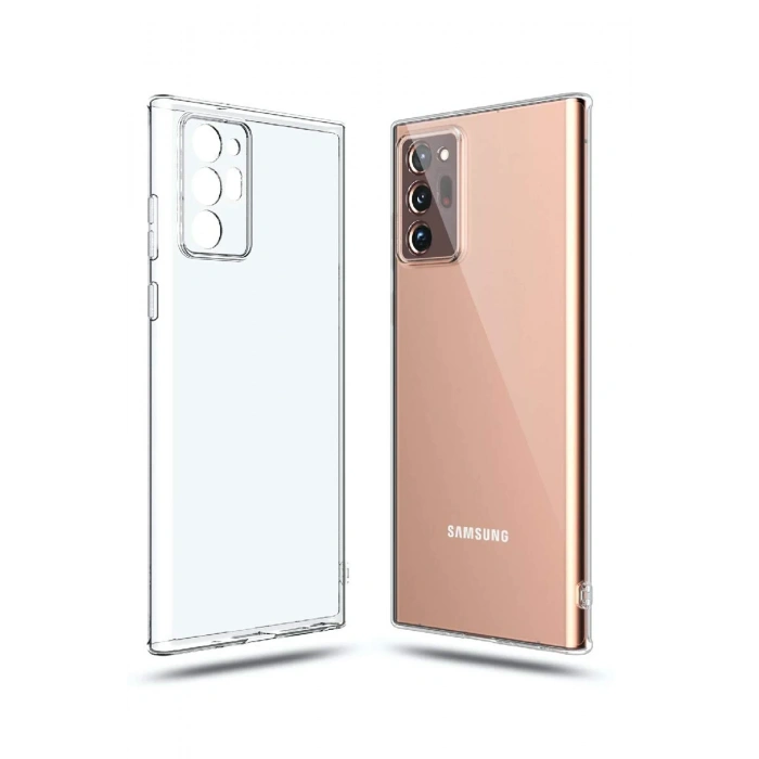 Newface Samsung Galaxy Note 20 Ultra Kılıf Lüx Şeffaf Silikon