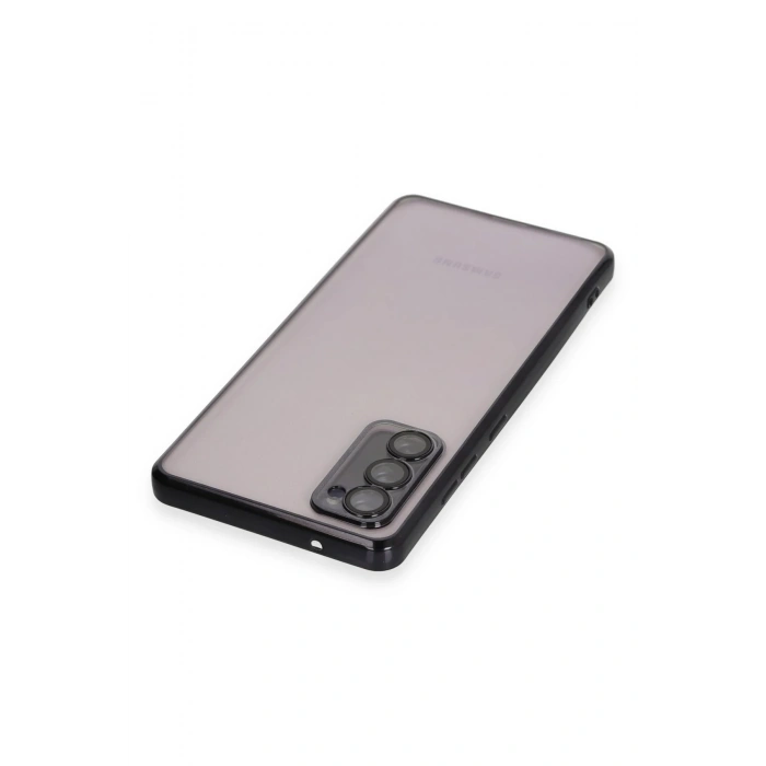 Newface Samsung Galaxy S20 FE Kılıf Razer Lensli Silikon - Siyah
