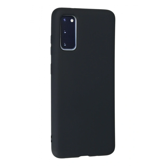 Newface Samsung Galaxy S20 Kılıf Nano içi Kadife Silikon - Lacivert