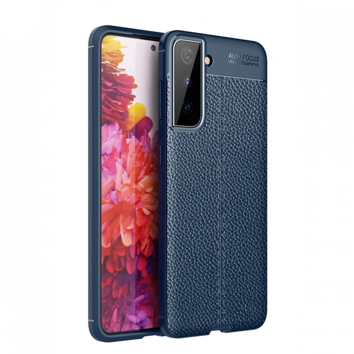 Newface Samsung Galaxy S21 Plus Kılıf Auto Focus Kapak - Lacivert