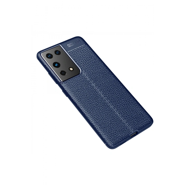 Newface Samsung Galaxy S21 Ultra Kılıf Auto Focus Kapak - Lacivert