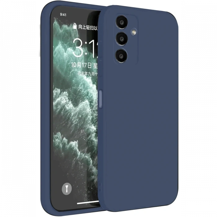 Newface Samsung Galaxy S23 FE Kılıf First Silikon - Lacivert