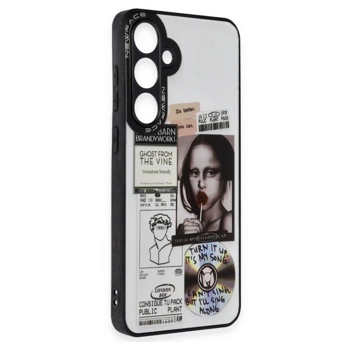 Newface Samsung Galaxy S23 Kılıf Mirror Desenli Kapak - Mirror - 2