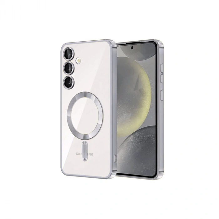 Newface Samsung Galaxy S23 Plus Kılıf Kross Magneticsafe Kapak - Gümüş