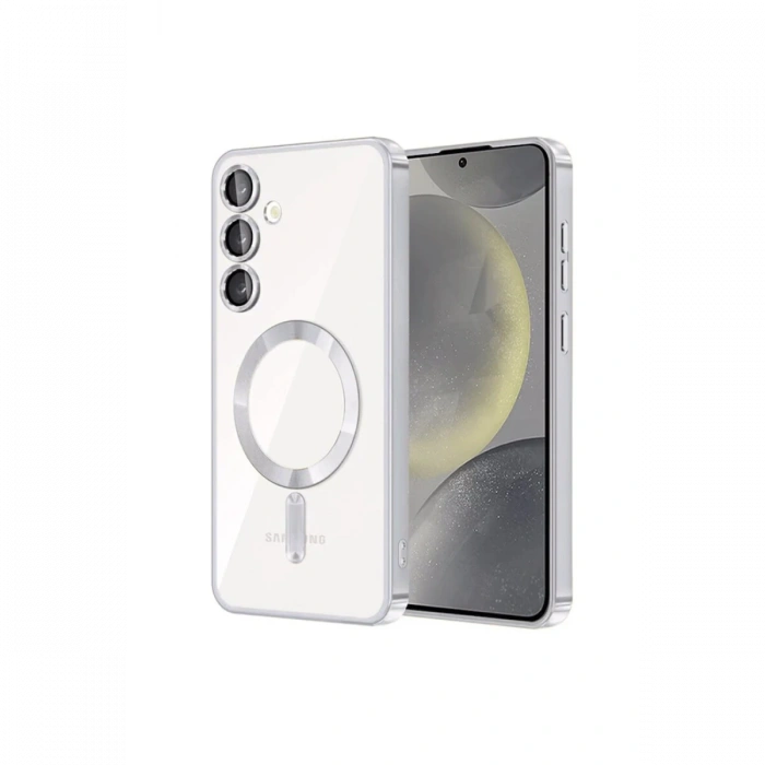 Newface Samsung Galaxy S24 Kılıf Kross Magneticsafe Kapak - Titan Gri