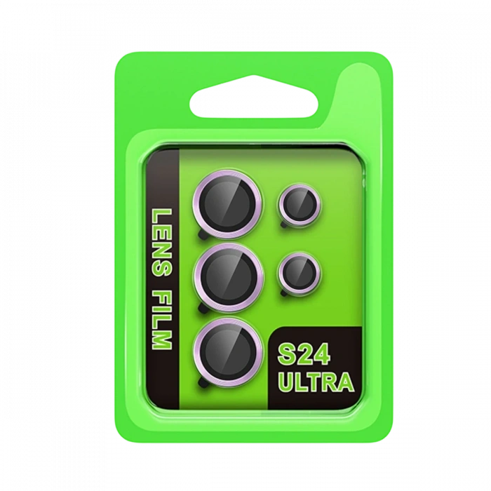 Newface Samsung Galaxy S24 Ultra Raze Metal Kamera Lens - Mor