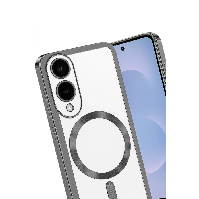 Newface Samsung Galaxy S25 Edge Kross Magneticsafe Kapak - Titan Gri