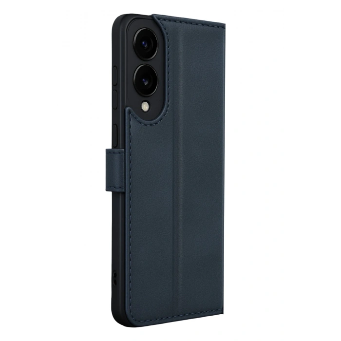 Newface Samsung Galaxy S25 Edge Trend S Plus Kapaklı Kılıf - Lacivert