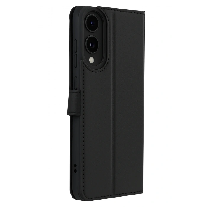 Newface Samsung Galaxy S25 Edge Trend S Plus Kapaklı Kılıf - Siyah