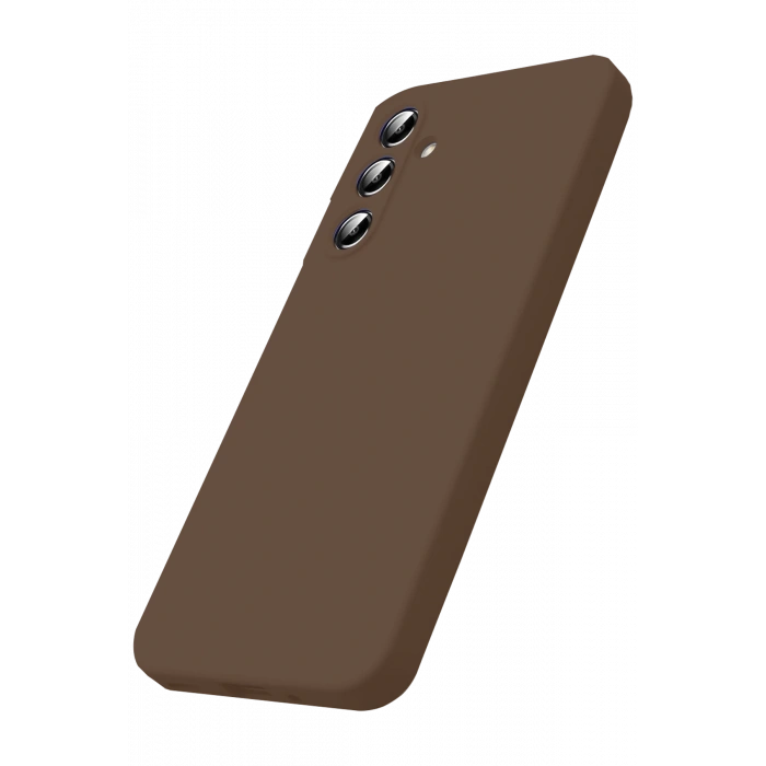 Newface Samsung Galaxy S25 FE First Silikon - Kahverengi