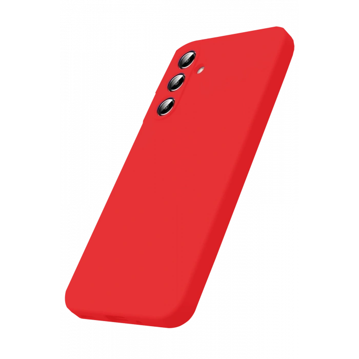 Newface Samsung Galaxy S25 FE Nano içi Kadife Silikon - Kırmızı