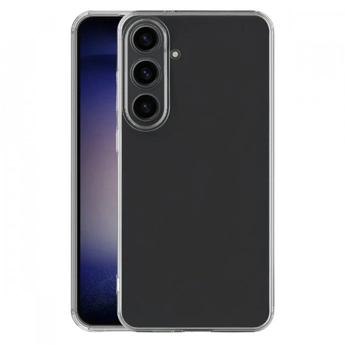 Newface Samsung Galaxy S25 Kılıf Lüx Şeffaf Silikon