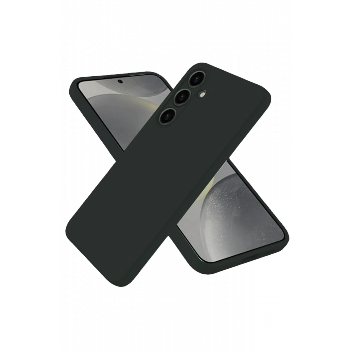 Newface Samsung Galaxy S25 Kılıf Nano içi Kadife Silikon - Siyah