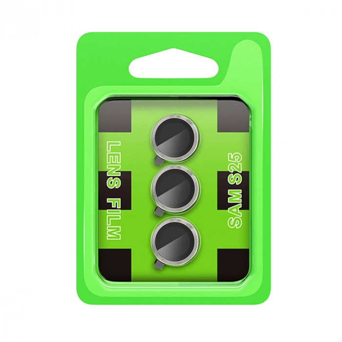 Newface Samsung Galaxy S25 Plus Raze Metal Kamera Lens - Lacivert-Mavi