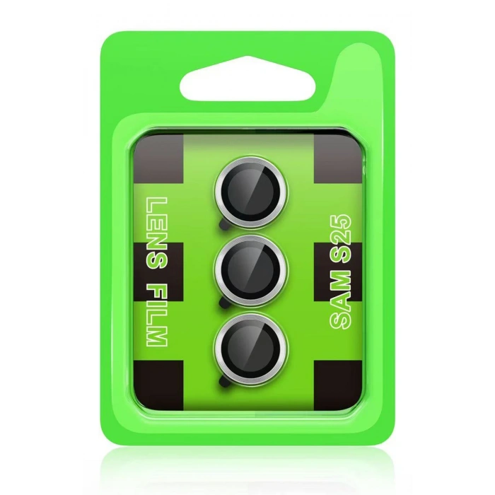 Newface Samsung Galaxy S25 Raze Metal Kamera Lens - Siyah