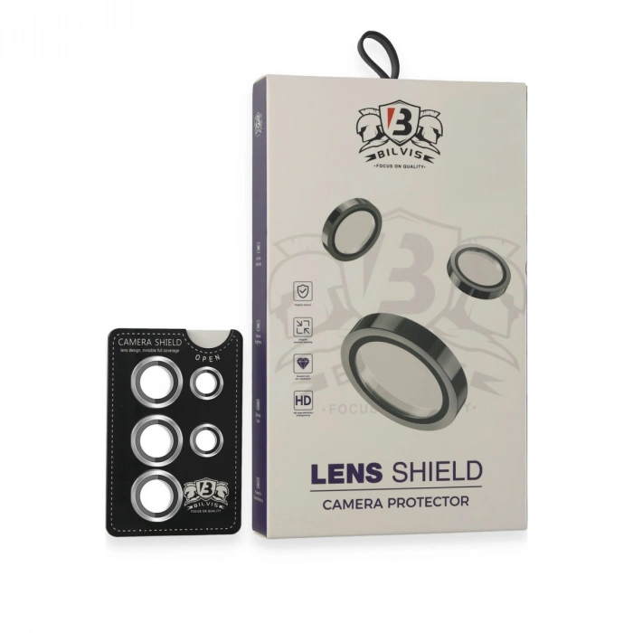 Newface Samsung Galaxy S25 Ultra Bilvis Titan Kamera Lens - Gümüş