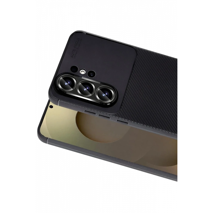 Newface Samsung Galaxy S26 Ultra Auto Focus Karbon Kapak - Siyah