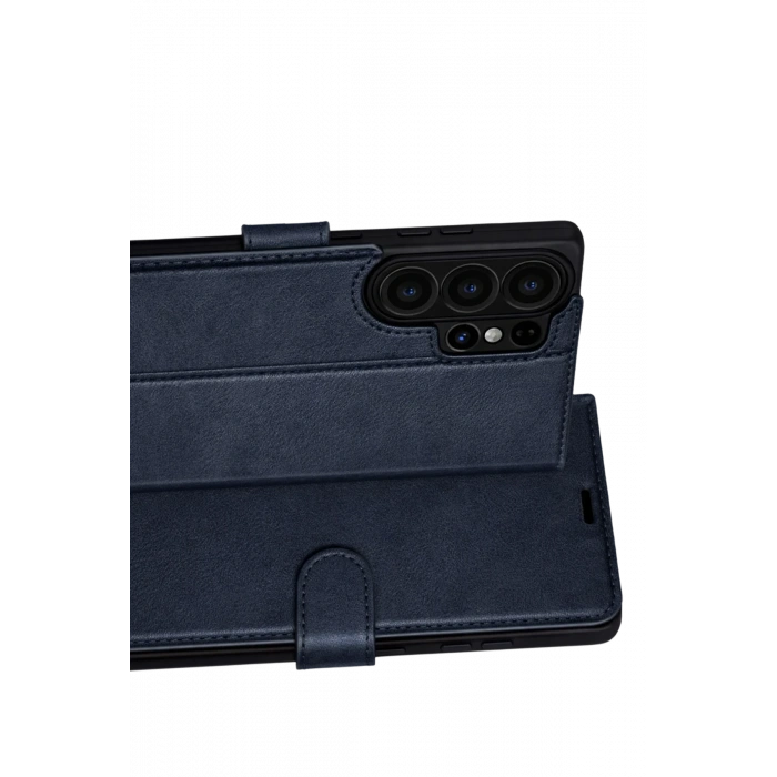 Newface Samsung Galaxy S26 Ultra Trend S Plus Kapaklı Kılıf - Lacivert