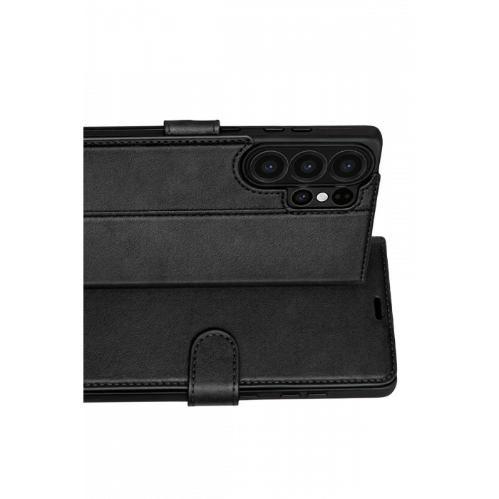 Newface Samsung Galaxy S26 Ultra Trend S Plus Kapaklı Kılıf - Siyah