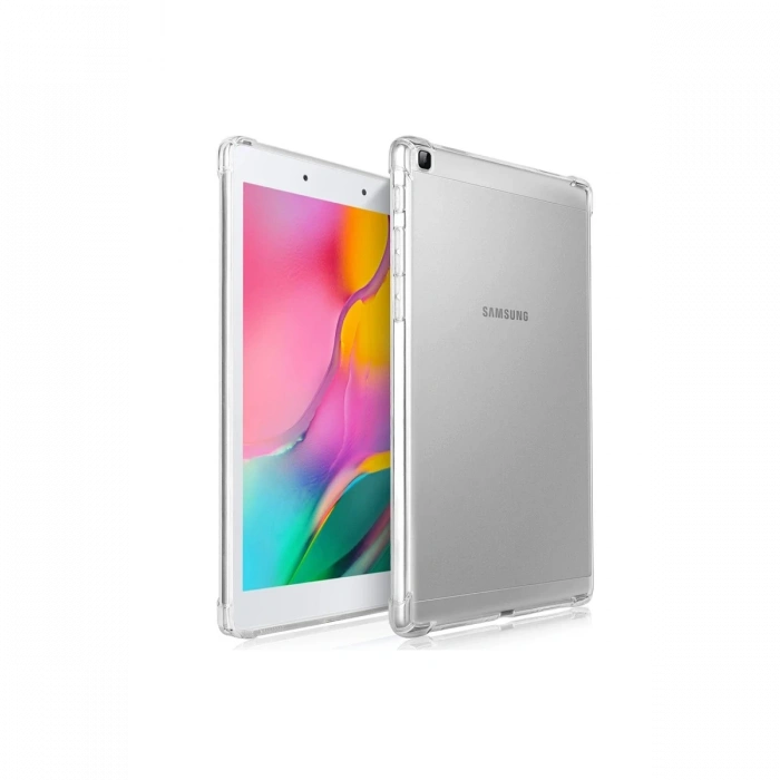 Newface Samsung Galaxy T290 Tab A 8 Kılıf Anti Shock Tablet Silikon - Şeffaf