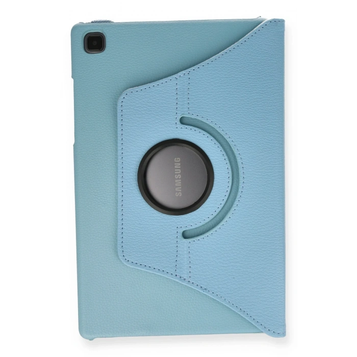 Newface Samsung Galaxy T500 Tab A7 10.4 Kılıf 360 Tablet Deri Kılıf - Turkuaz