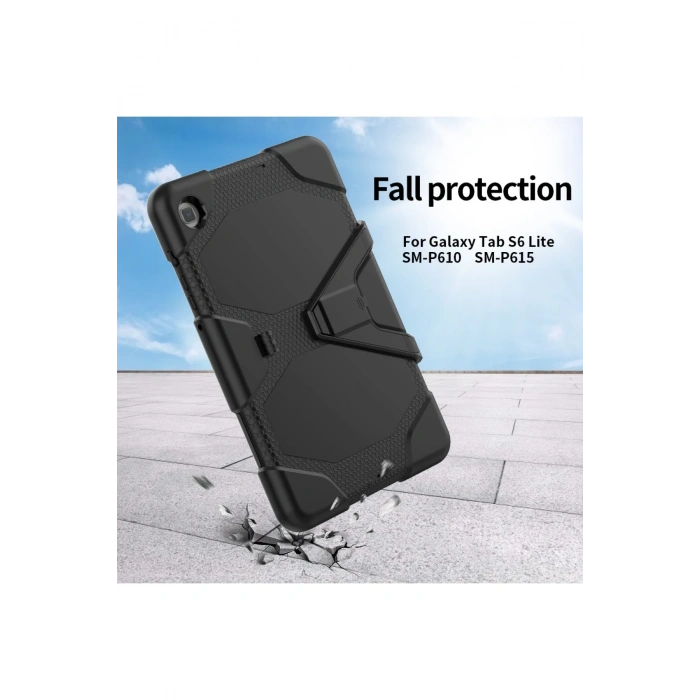 Newface Samsung Galaxy T500 Tab A7 10.4 Kılıf Griffin Tablet Kapak - Siyah