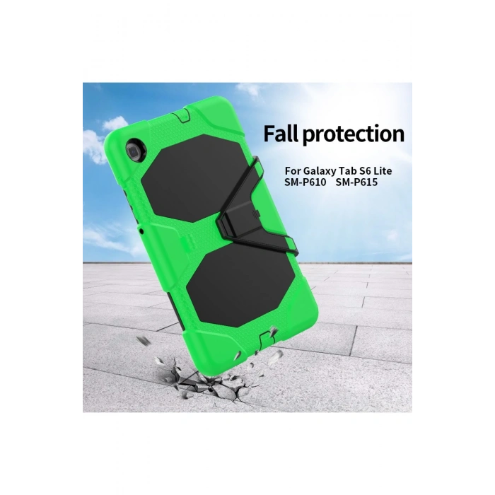 Newface Samsung Galaxy T500 Tab A7 10.4 Kılıf Griffin Tablet Kapak - Yeşil