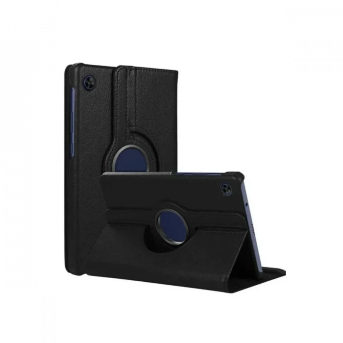 Newface Samsung Galaxy Tab A11 360 Tablet Deri Kılıf - Siyah