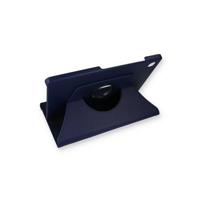 Newface Samsung Galaxy Tab A9 Plus Kılıf 360 Tablet Deri Kılıf - Lacivert