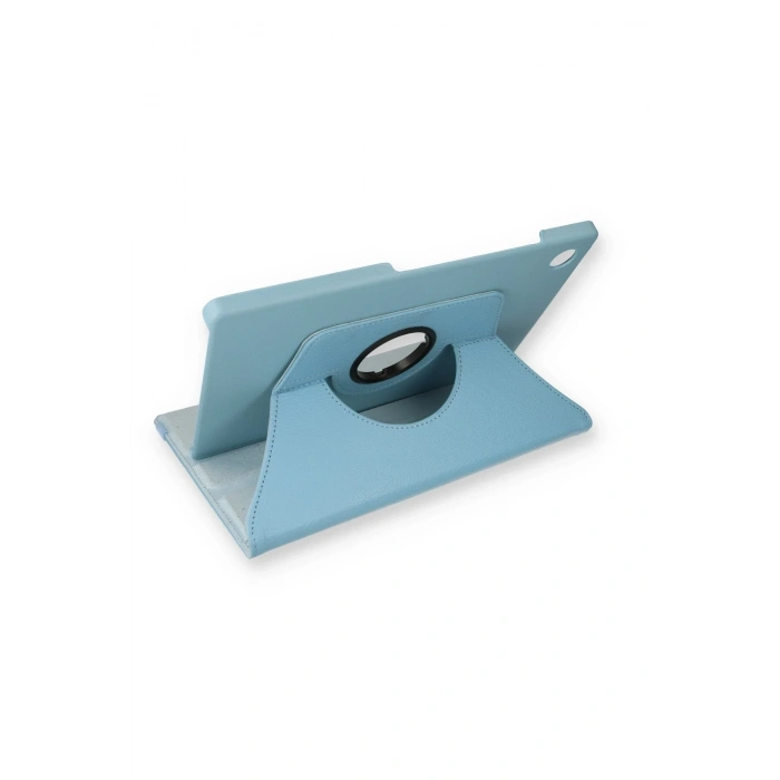 Newface Samsung Galaxy Tab A9 Plus Kılıf 360 Tablet Deri Kılıf - Turkuaz