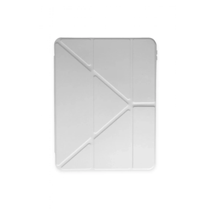 Newface Samsung Galaxy Tab A9 Plus Kılıf Kalemlikli Mars Tablet Kılıfı - Gri