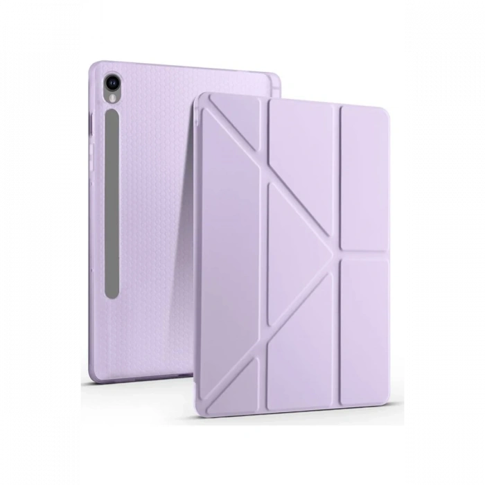 Newface Samsung Galaxy Tab S10 FE Plus 13.1 Kalemlikli Mars Tablet Kılıfı - Lila