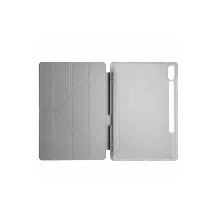 Newface Samsung Galaxy X510 Tab S9 FE 11 Kılıf Kalemlikli Mars Tablet Kılıfı - Koyu Gri