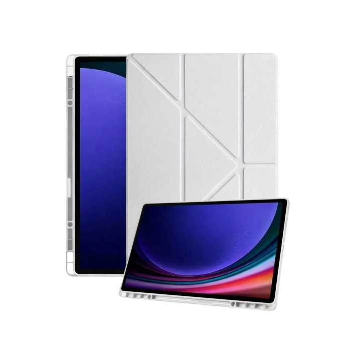 Newface Samsung Galaxy X930 Tab S11 Ultra 14.6 Kalemlikli Mars Tablet Kılıfı - Gri