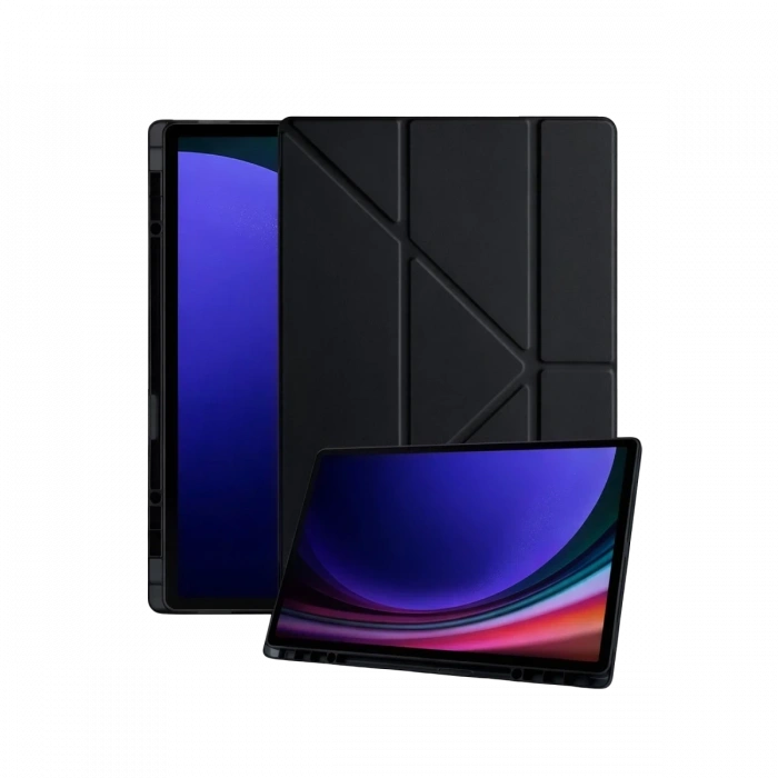 Newface Samsung Galaxy X930 Tab S11 Ultra 14.6 Kalemlikli Mars Tablet Kılıfı - Siyah