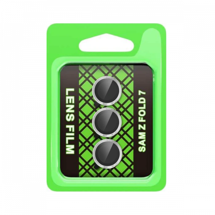 Newface Samsung Galaxy Z Fold 7 Raze Metal Kamera Lens - Gümüş