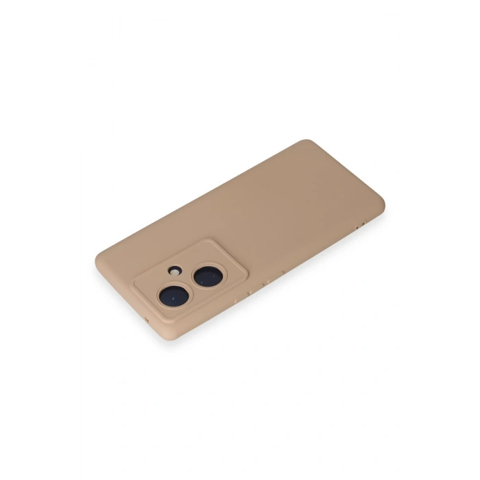 Newface Vivo V29 Lite Kılıf Nano içi Kadife Silikon - Pudra