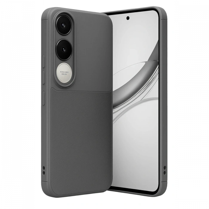 Newface Vivo V50 Lite 4G Auto Focus Karbon Kapak - Gri