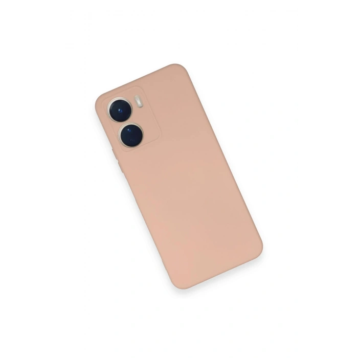 Newface Vivo Y16 Kılıf Nano içi Kadife Silikon - Pudra