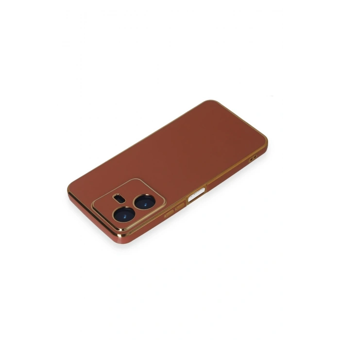 Newface Vivo Y22 2022 Kılıf Volet Silikon - Kırmızı