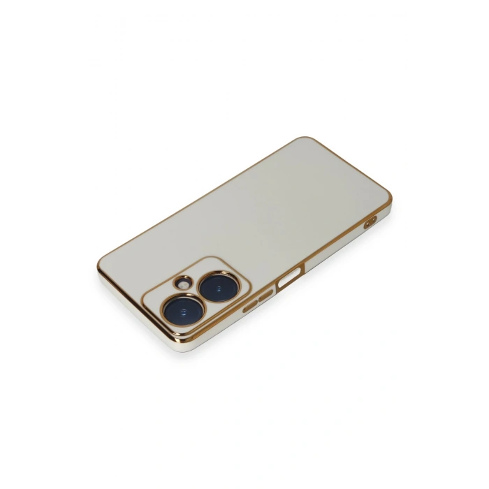 Newface Vivo Y27 Kılıf Volet Silikon - Beyaz