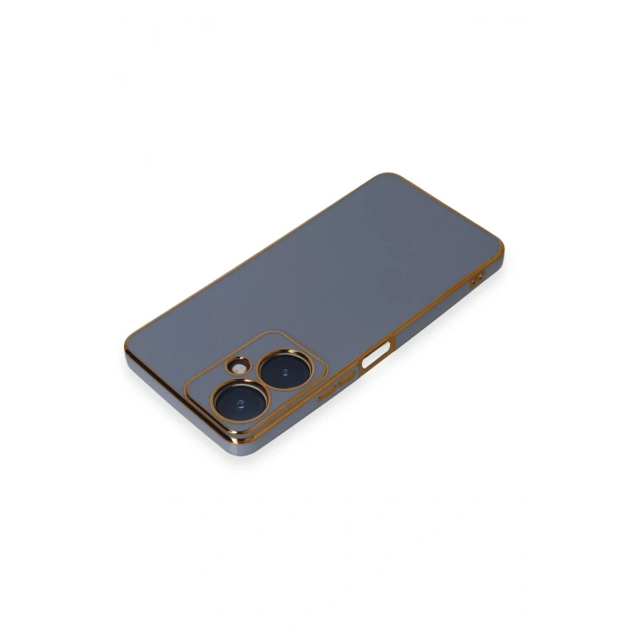 Newface Vivo Y27 Kılıf Volet Silikon - Mavi