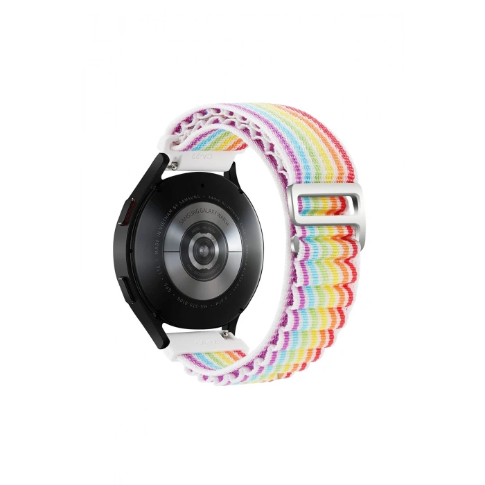 Newface Watch 20mm KR410 Kumaş Kordon - Gökkuşağı